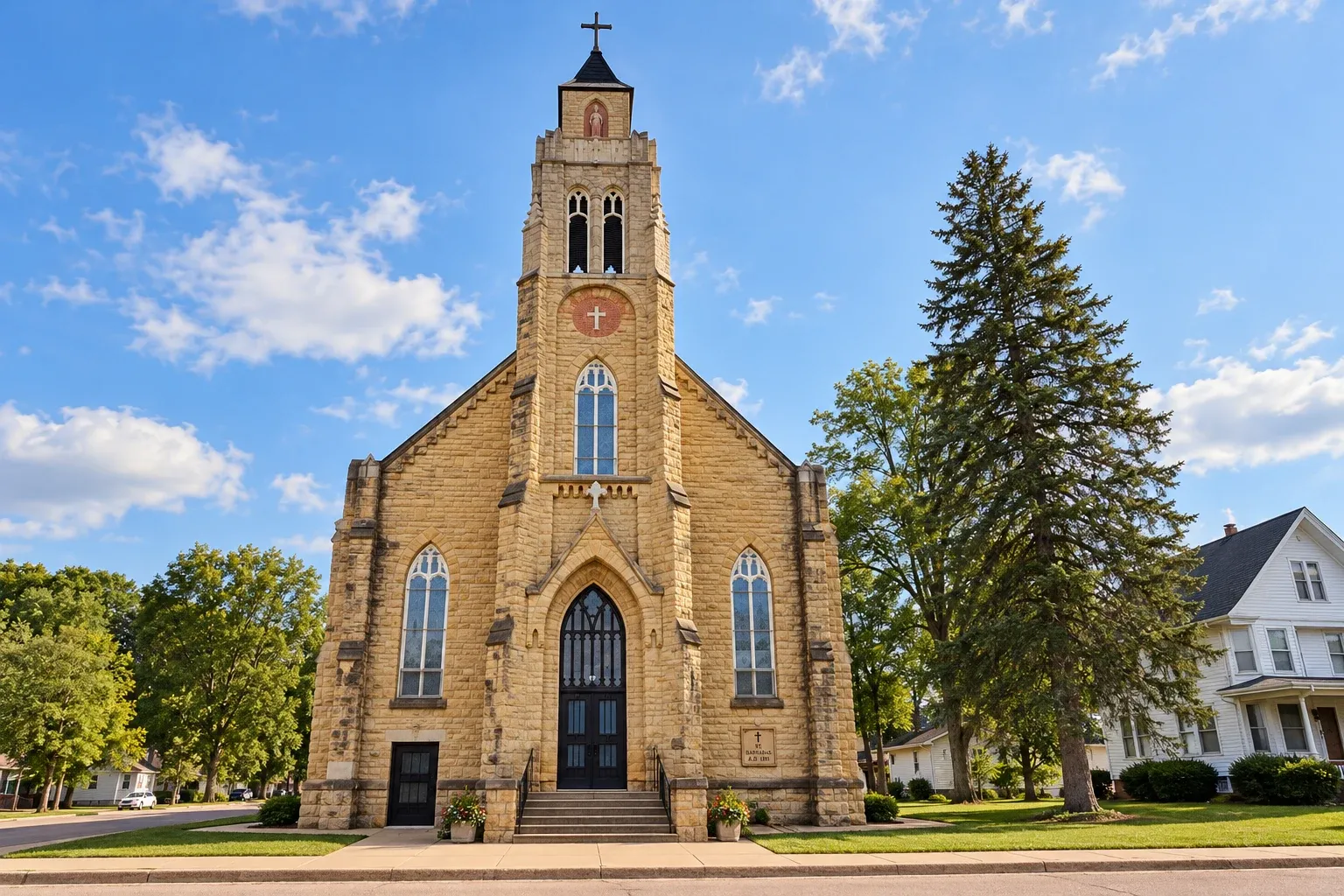 St. Barnabas exterior in Mazomanie